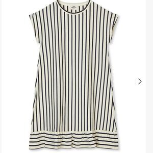 NWT Mads Norgaard Soft Single Dreamina Striped Dress Girls Size 8Y